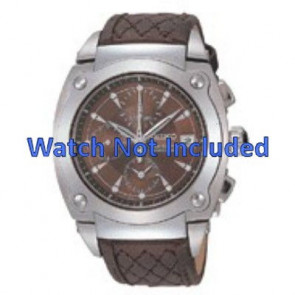 Horlogeband Seiko 7T92-0HZ0 / SNDZ85P1 / 4LM1JB Leder Bruin 20mm